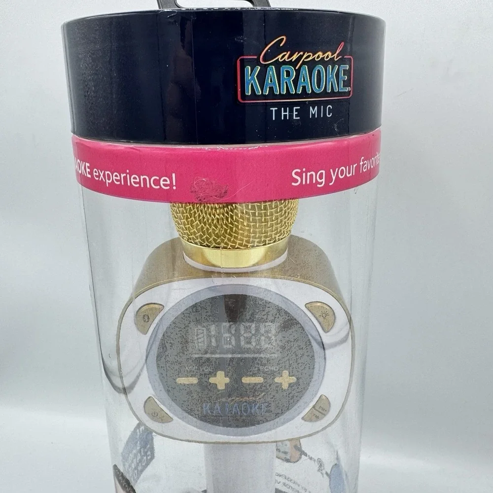 Carpool Karaoke The Mic Wireless Bluetooth Karaoke Microphone CBS New